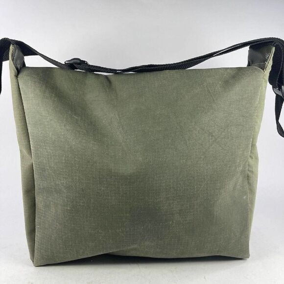 What Daisy Did Recycled Green Canvas Messenger BAG Shoulder Crossbody Travel Bag - Picture 1 of 12